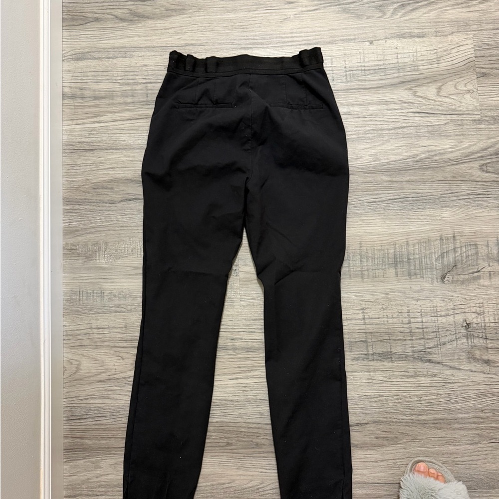 Zara Black Ankle-Length Straight Leg Jeans - Picture 3 of 3